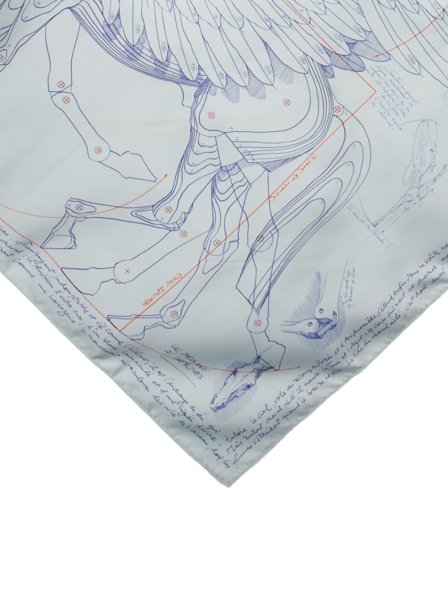 Hermès Le Pégase d’Hermes Silk Scarf