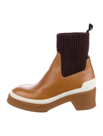Hermès Vadrouille Leather Sock Boots