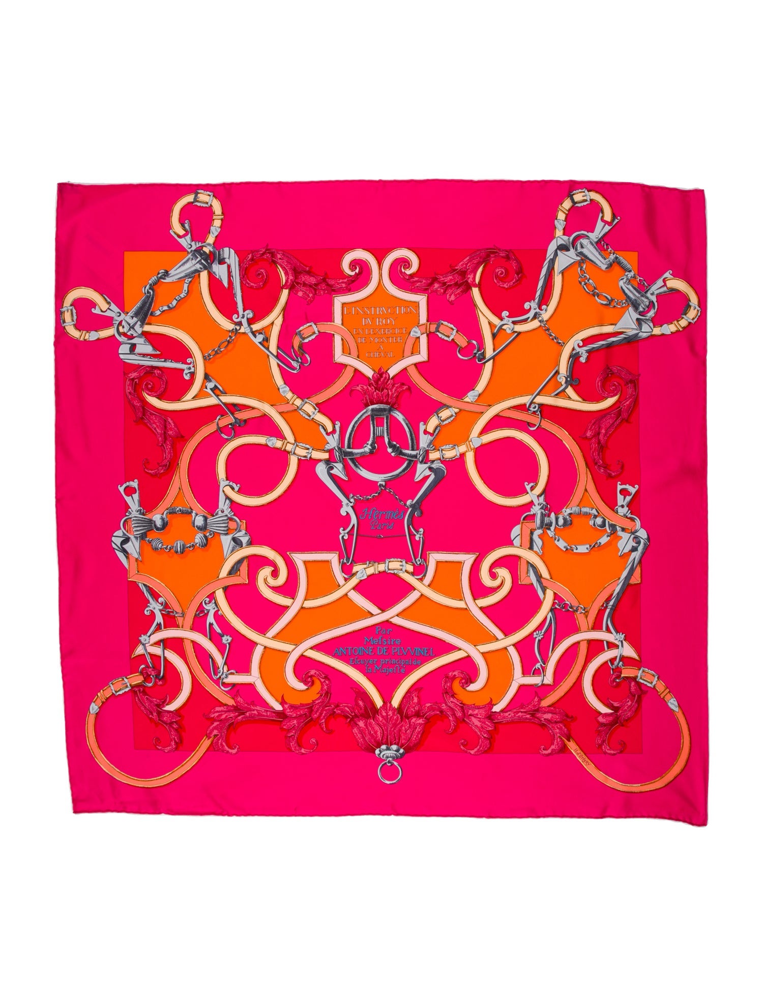 Hermès L'Instruction du Roy Silk Scarf
