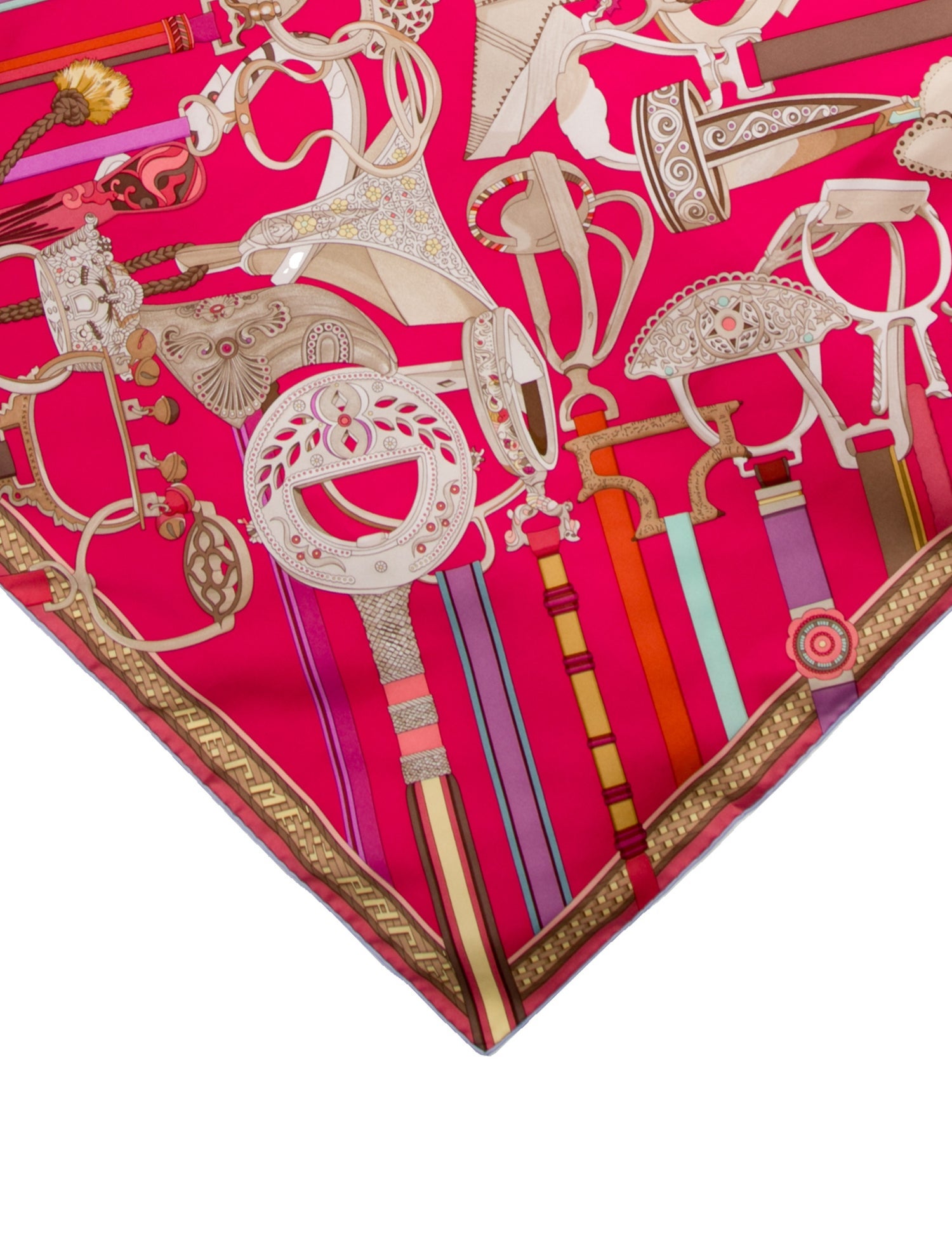 Hermès Concours D'Etriers Silk Scarf