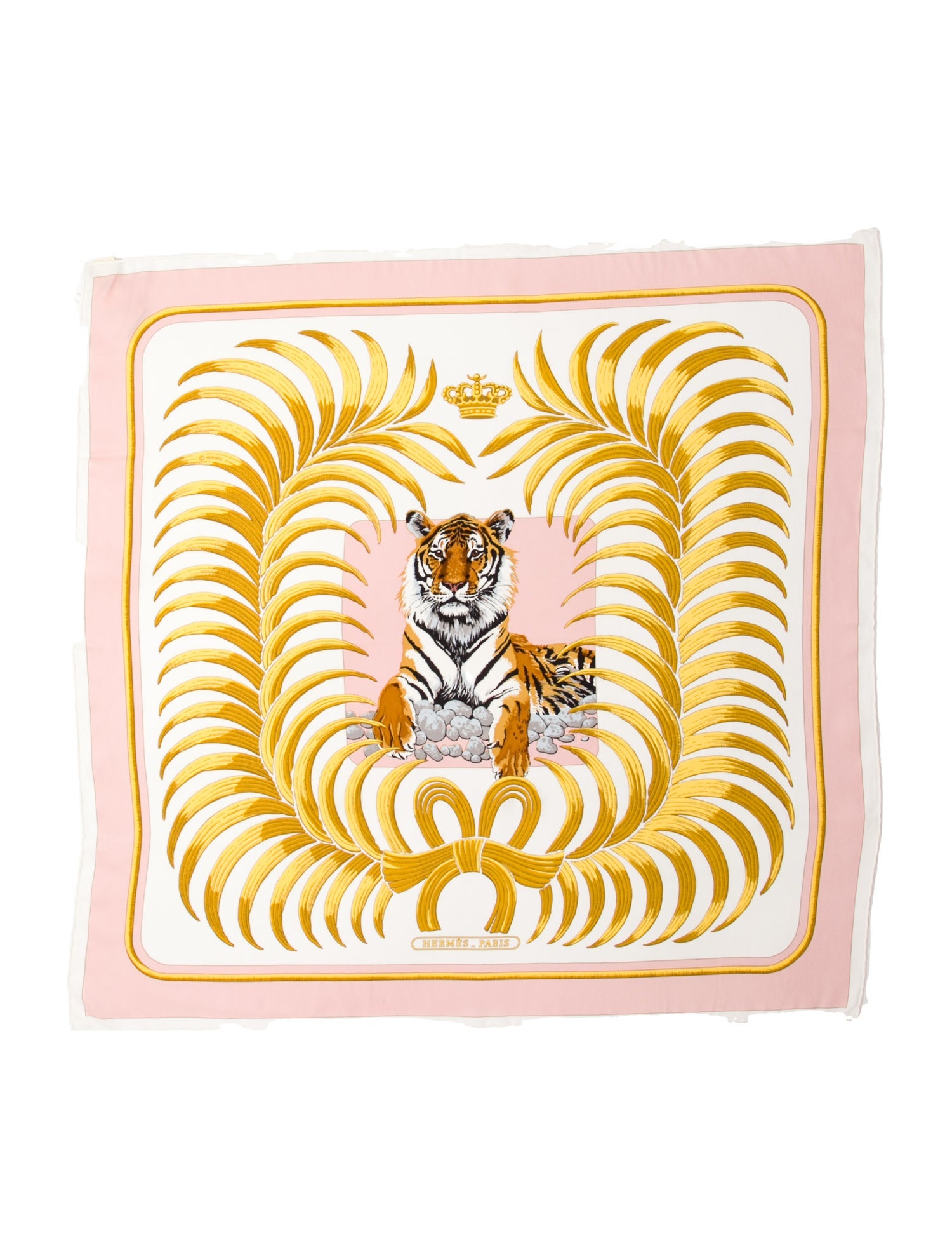 Hermès Tigre Royal Silk Twilly Scarf w/ Tags