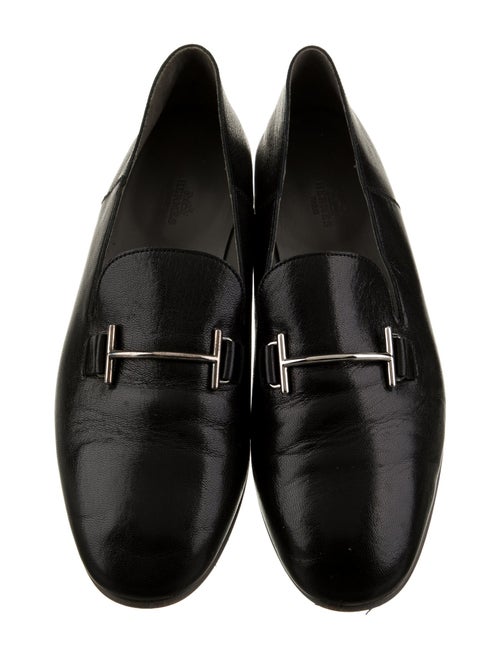 Hermès Saga H Logo Loafers