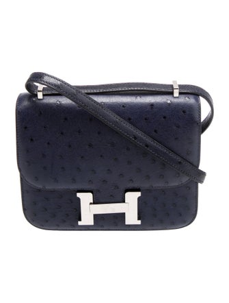 Hermès Ostrich Mini Constance 18