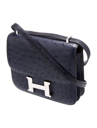 Hermès Ostrich Mini Constance 18