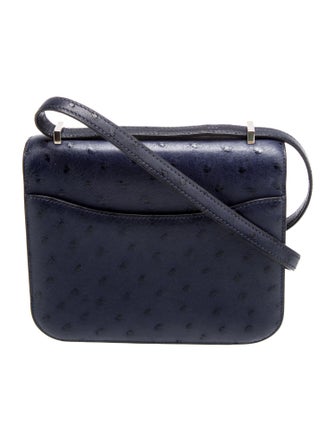Hermès Ostrich Mini Constance 18