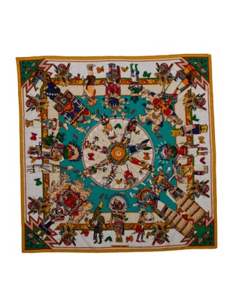 Hermès Kachinas Cashmere Shawl