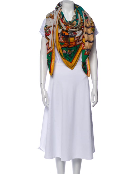 Hermès Kachinas Cashmere Shawl