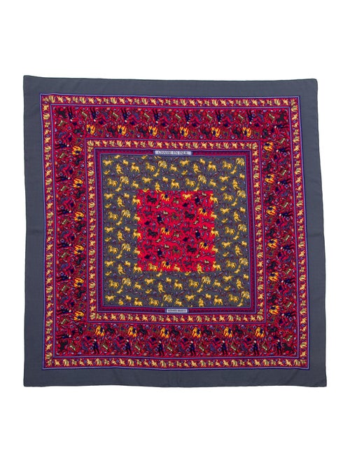 Hermès Chasse En Inde Silk Shawl