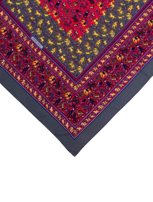 Hermès Chasse En Inde Silk Shawl