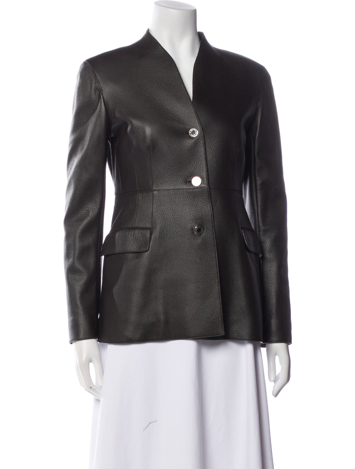 Hermès Leather Fur Jacket