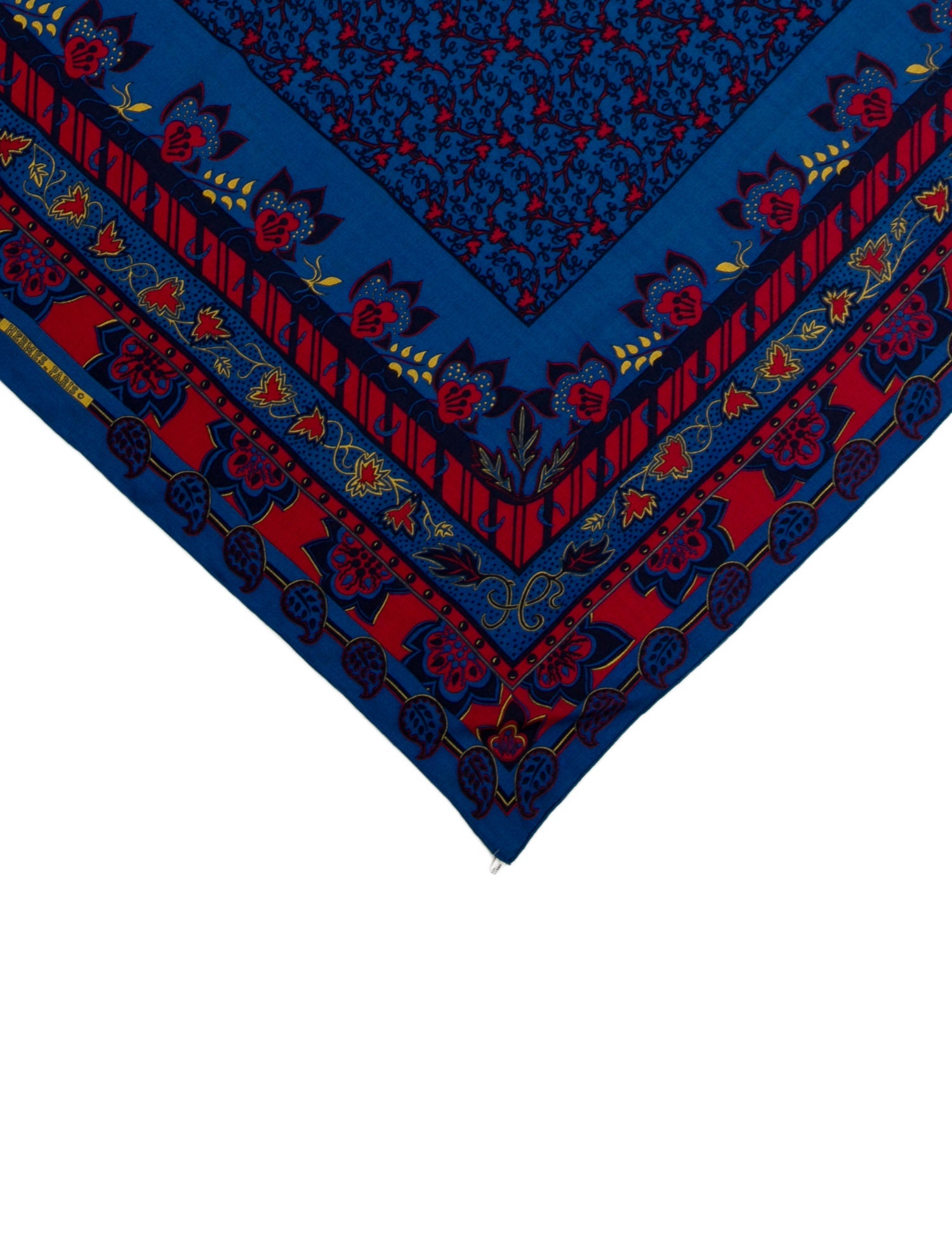 Hermès Treille et Muscade Silk Shawl