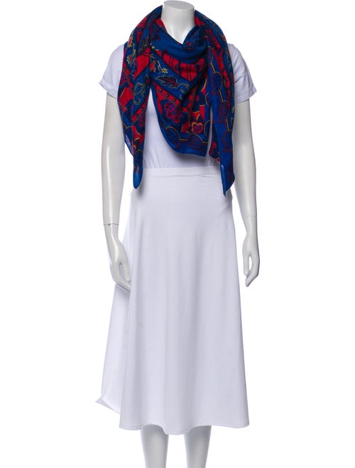 Hermès Treille et Muscade Silk Shawl