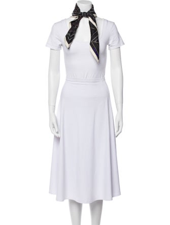 Hermès Lettres Au Carre Silk Scarf