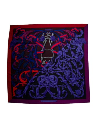 Hermès Le Mors A La Connétable Cashmere Shawl