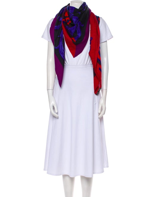 Hermès Le Mors A La Connétable Cashmere Shawl