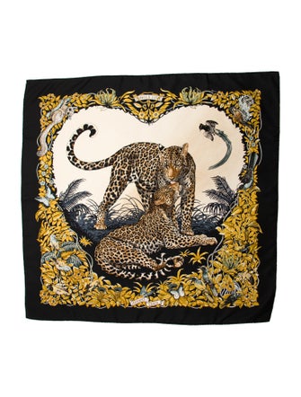 Hermès Jungle Love Silk Scarf