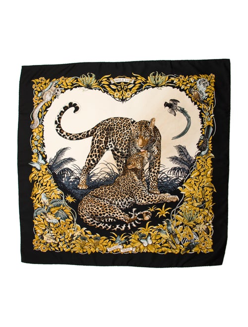 Hermès Jungle Love Silk Scarf