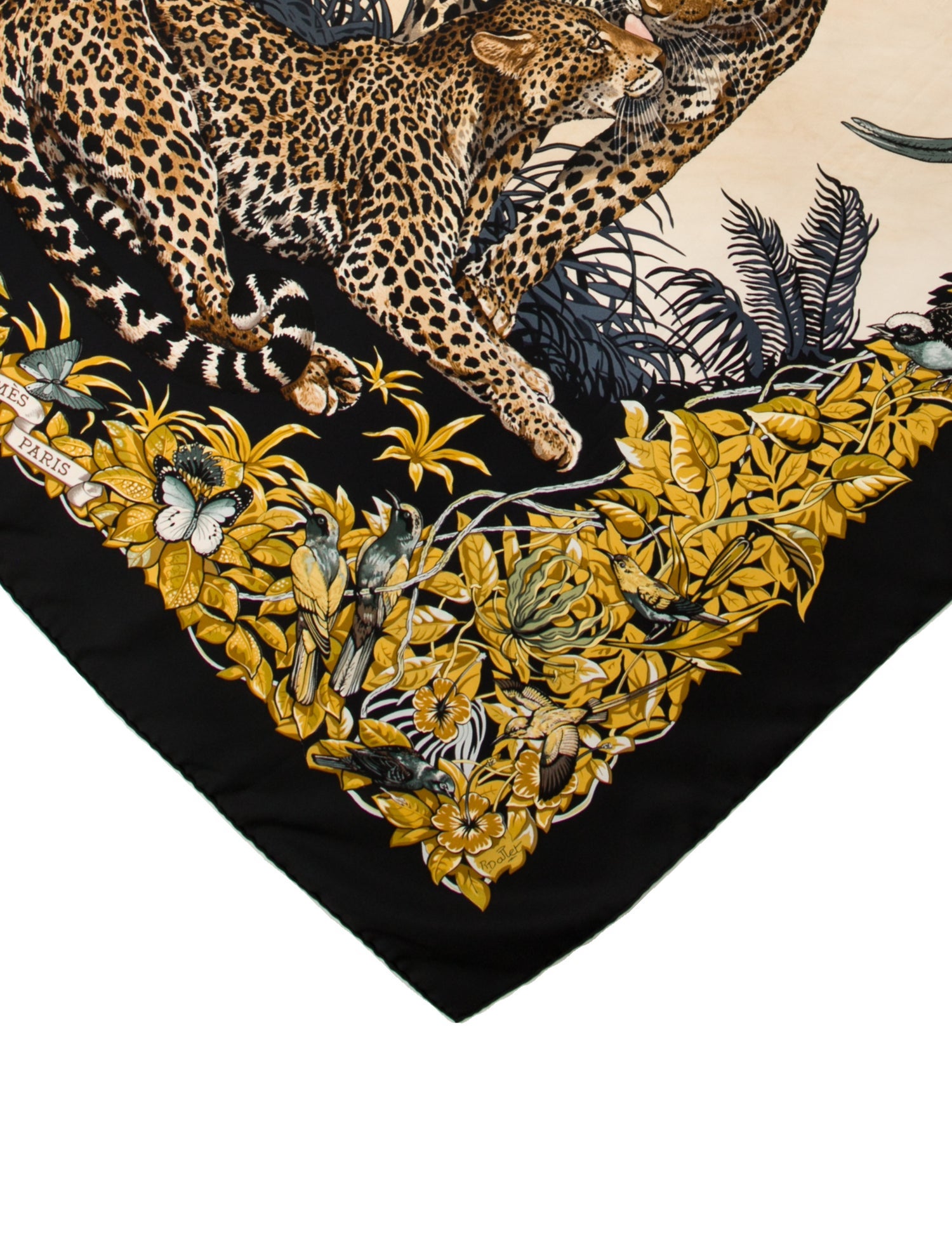 Hermès Jungle Love Silk Scarf