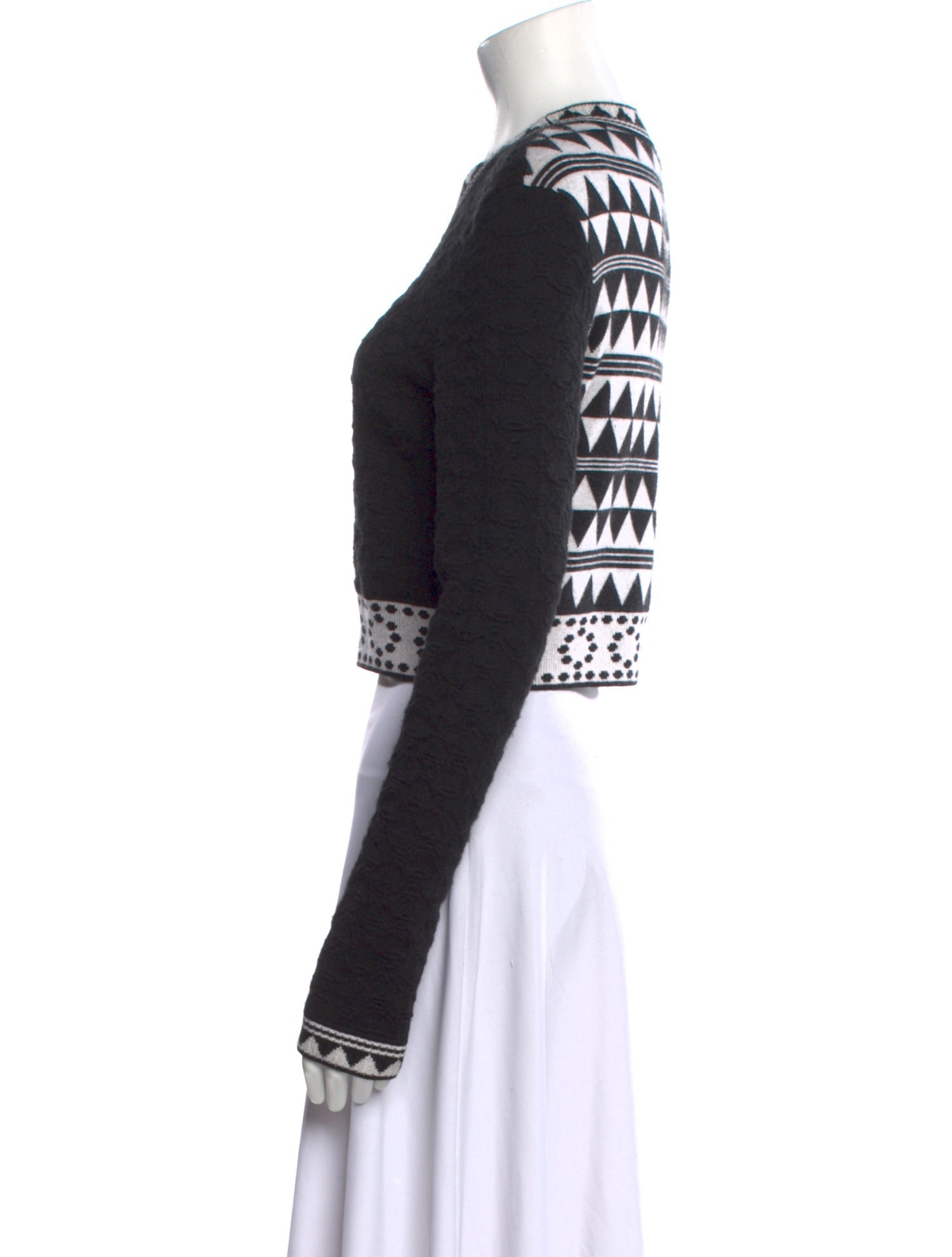 Hermès Cable Knit Printed Sweater