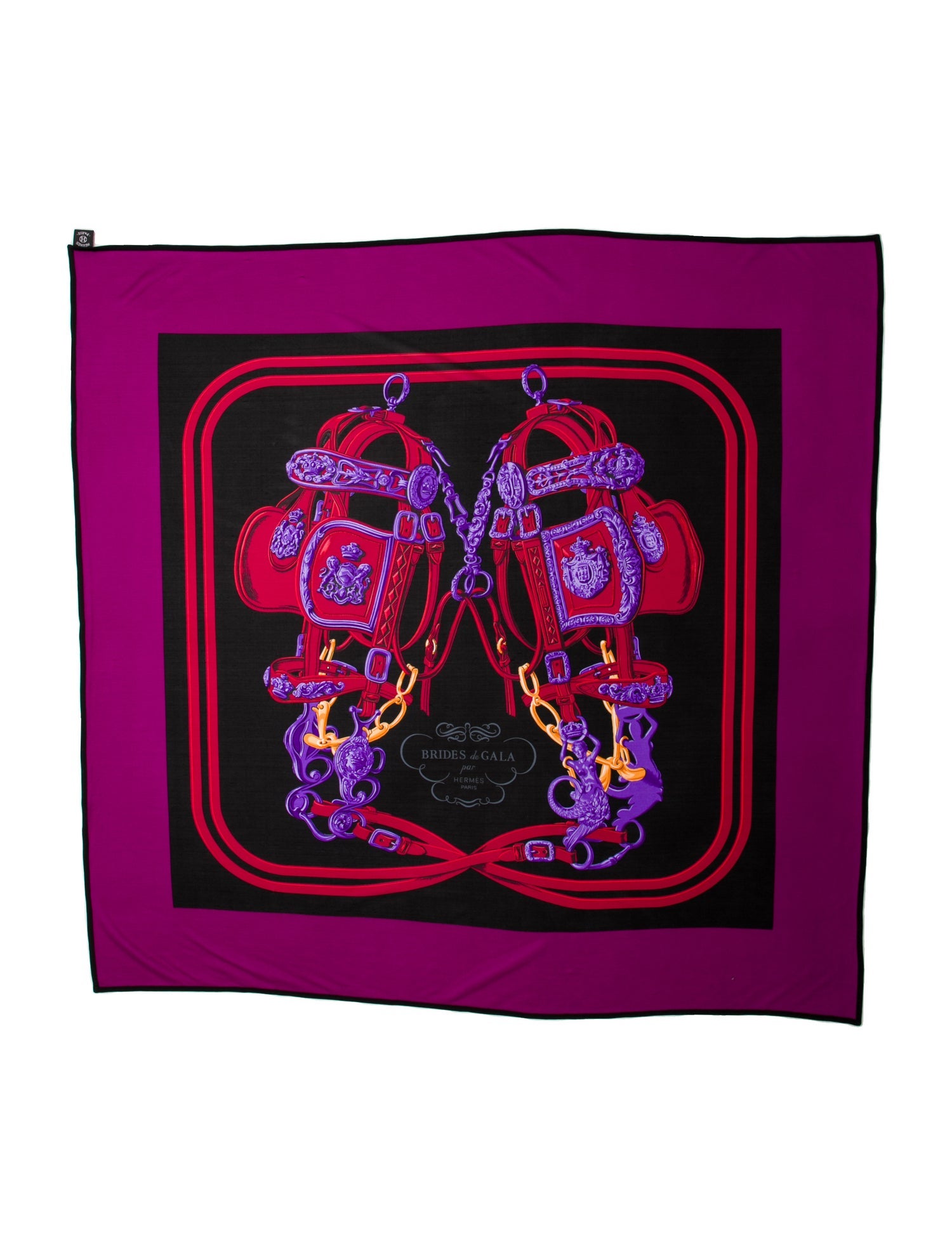 Hermès Brides De Gala Jersey Silk Scarf