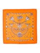 Hermès Parures Des Sables Pocket Square Silk Scarf