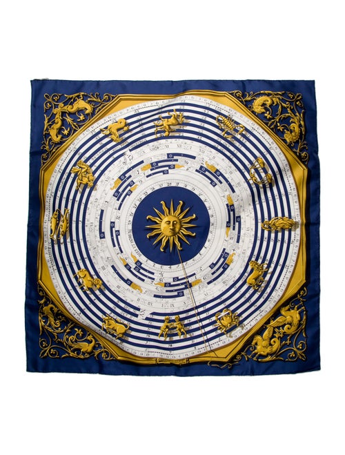 Hermès Dies Et Hore Silk Scarf