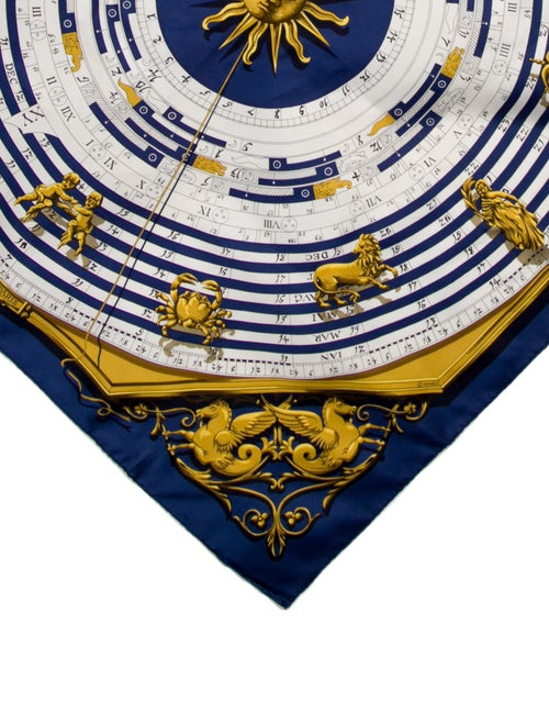 Hermès Dies Et Hore Silk Scarf
