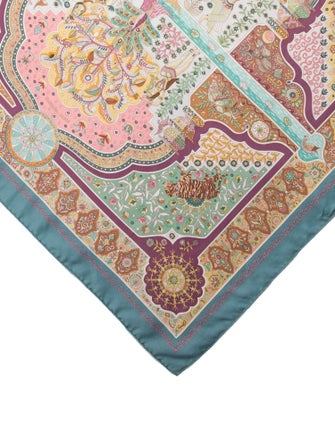 Hermès Aux Portes du Palais Silk Scarf