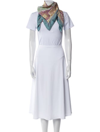 Hermès Aux Portes du Palais Silk Scarf