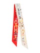 Hermès Do Re Boucles Silk Twilly Scarf