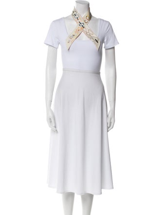 Hermès Do Re Boucles Silk Twilly Scarf