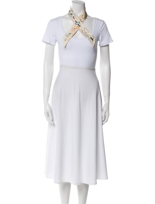 Hermès Do Re Boucles Silk Twilly Scarf