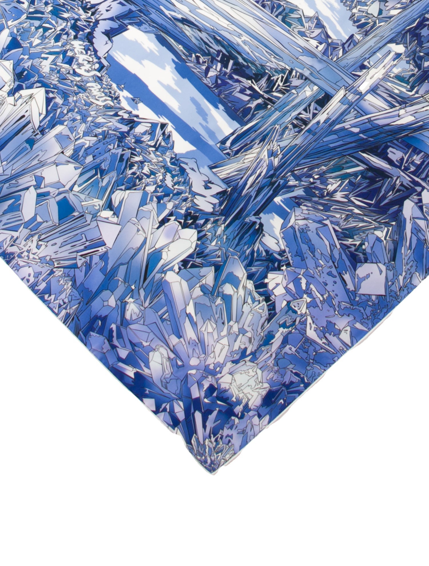 Hermès La Vallee de Cristal Silk Scarf