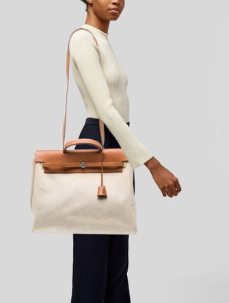 Hermès Toile Herbag 39