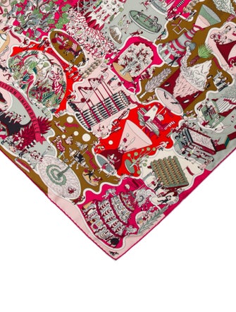 Hermès Exposition Universelle Silk Scarf