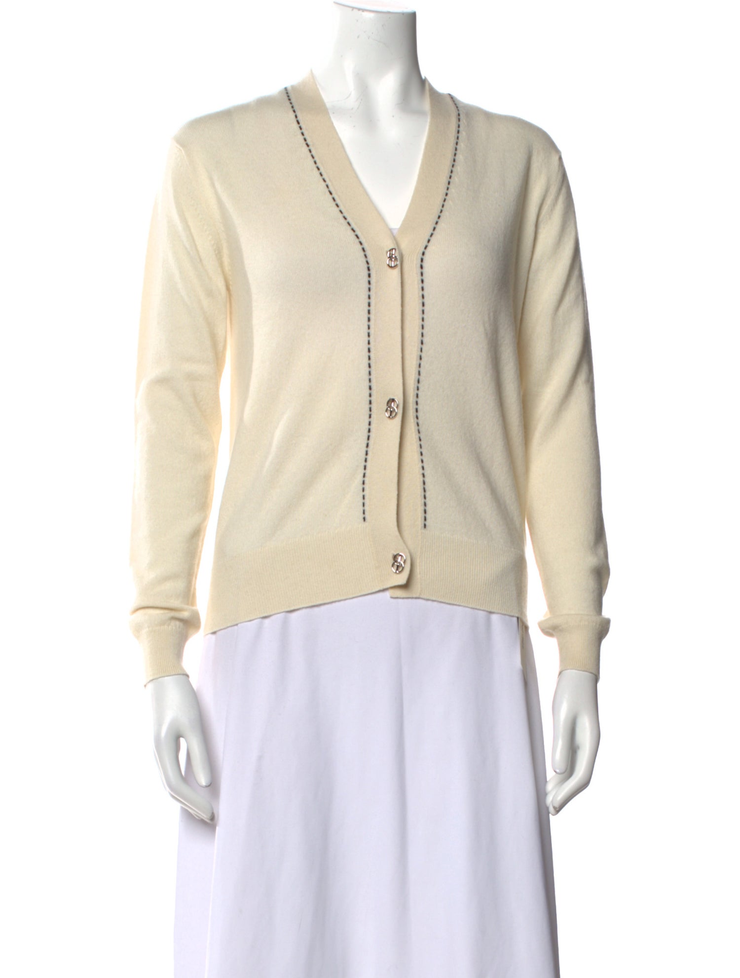 Hermès Cashmere V-Neck Sweater