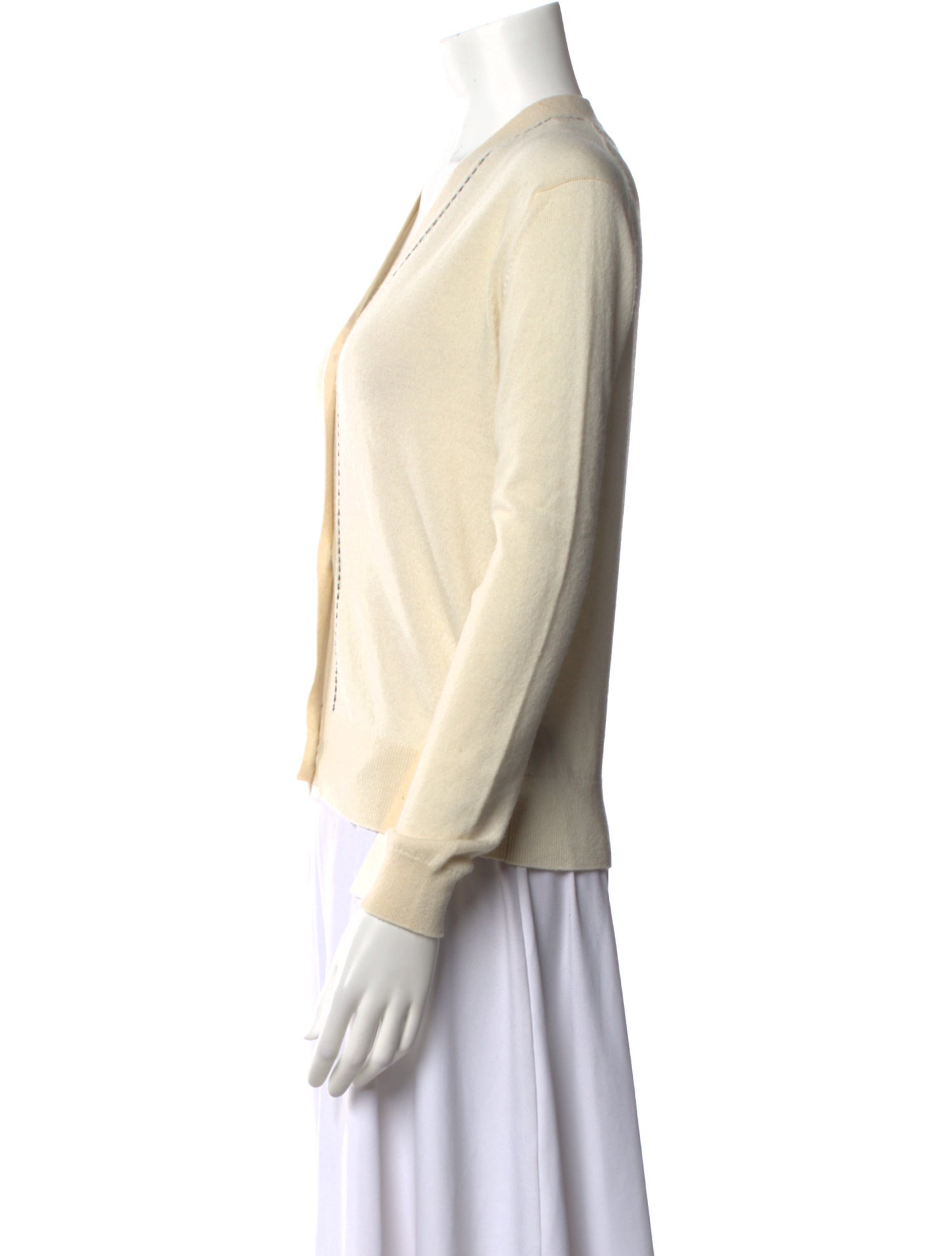 Hermès Cashmere V-Neck Sweater