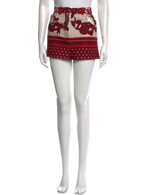 Hermès Silk Mini Shorts