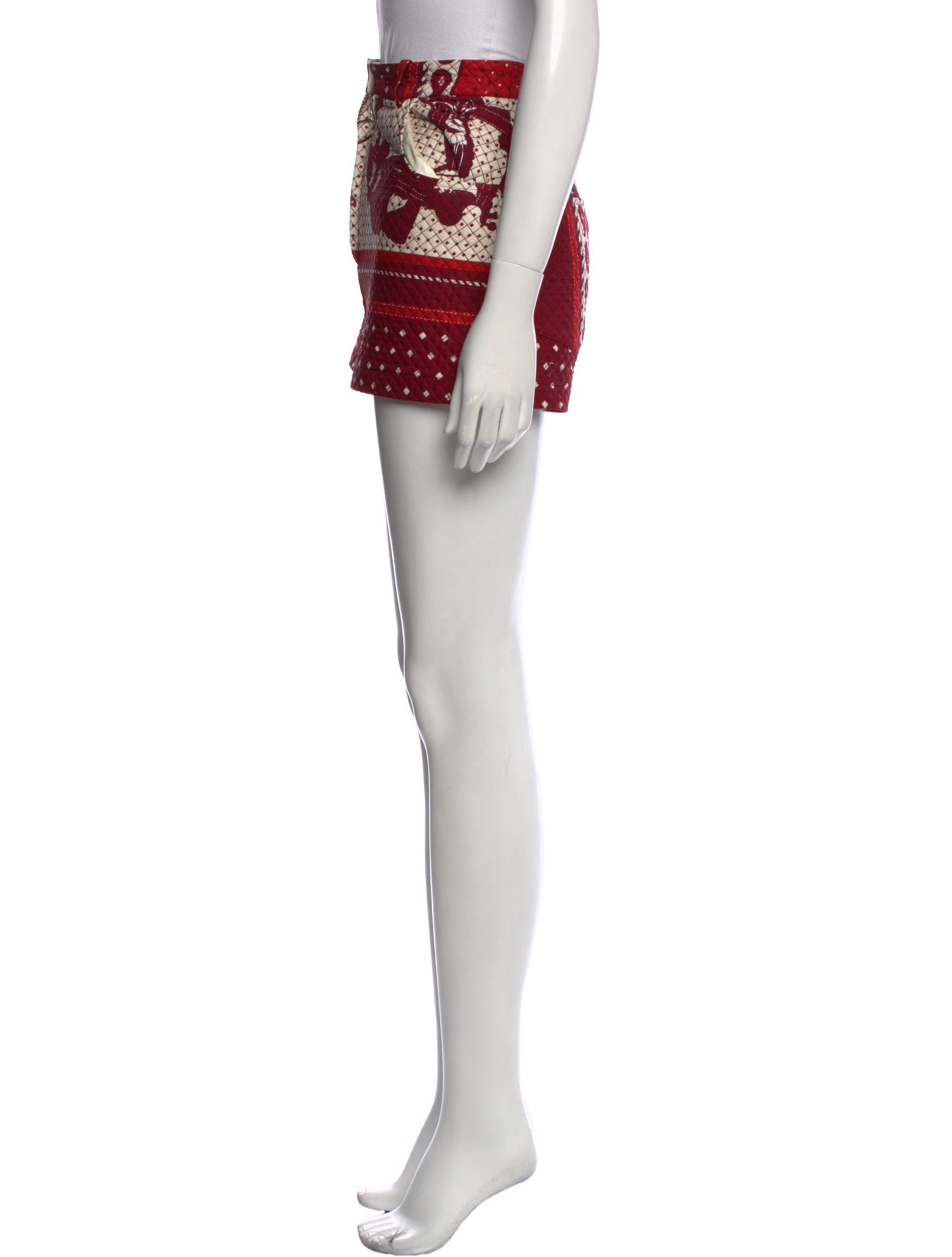 Hermès Silk Mini Shorts