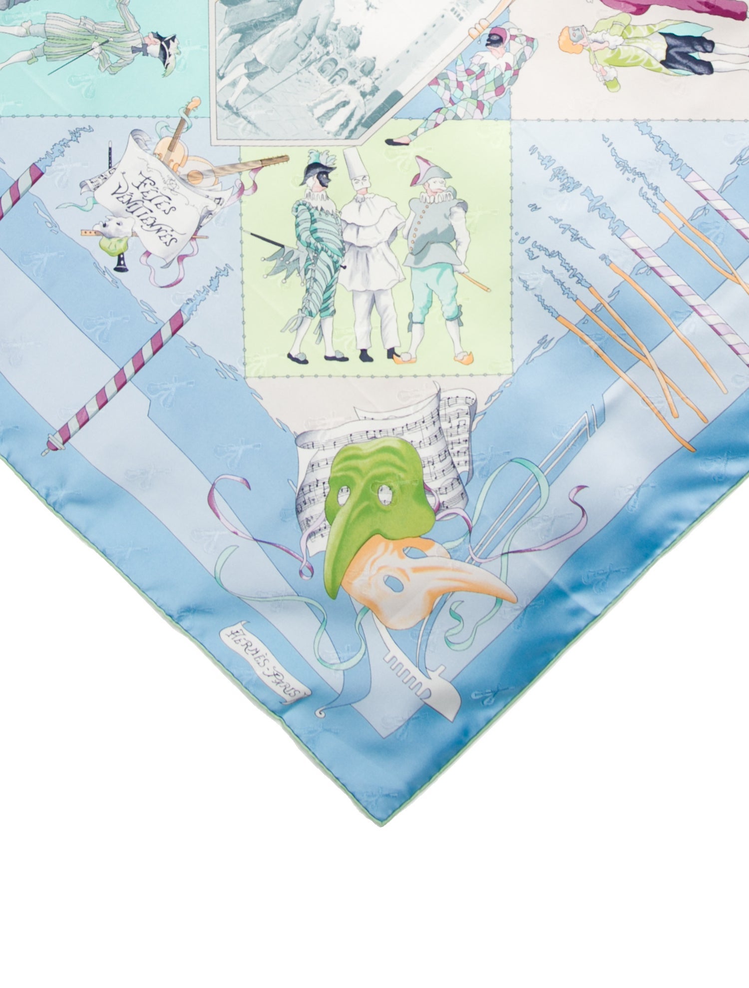 Hermès Fêtes Vénitiennes Silk Scarf