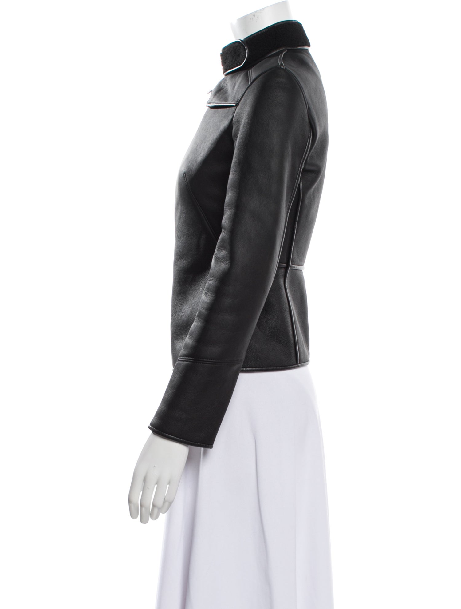 Hermès Leather Biker Jacket