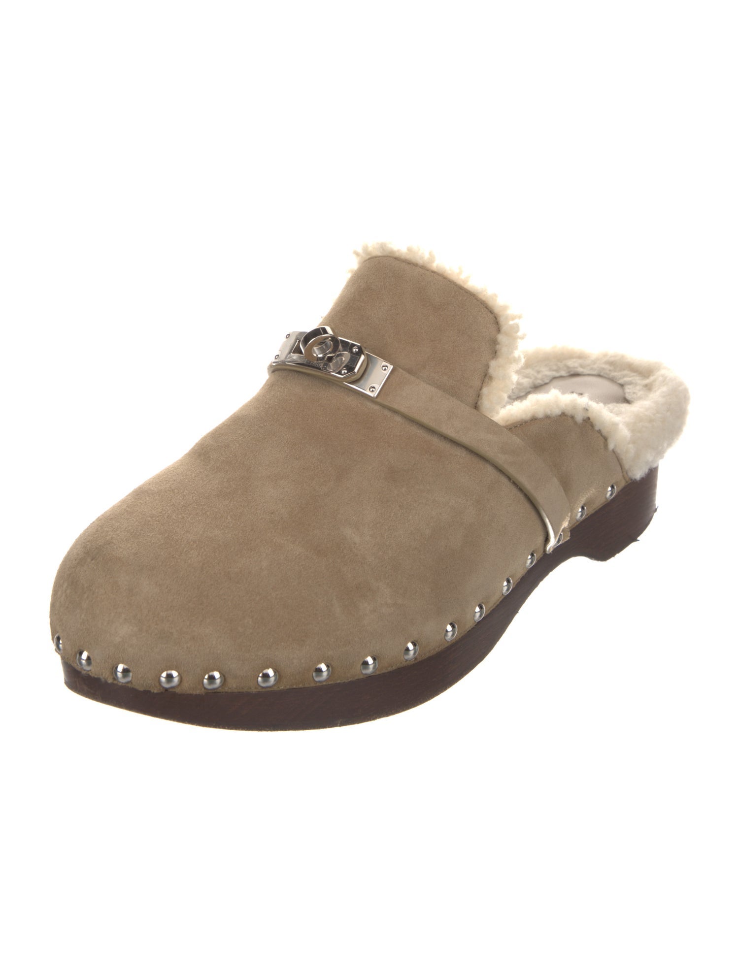 Hermès Carlotta Suede Mules