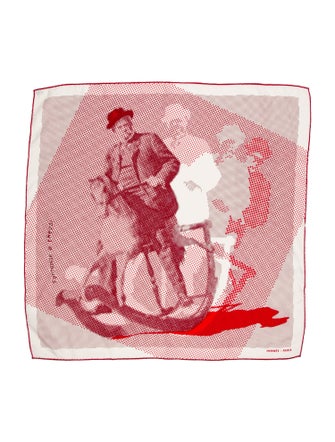 Hermès Fantaisie À Cheval Silk Scarf
