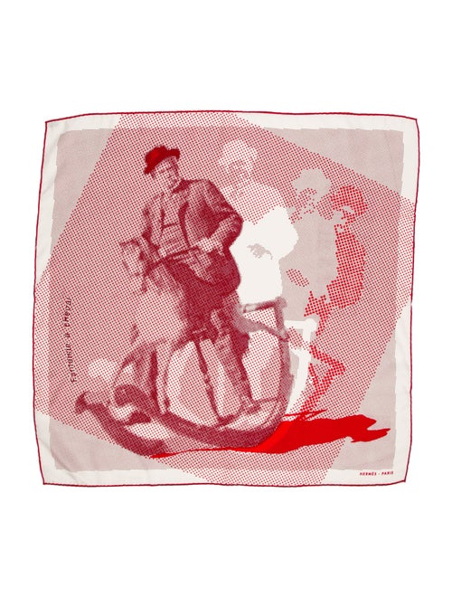Hermès Fantaisie À Cheval Silk Scarf