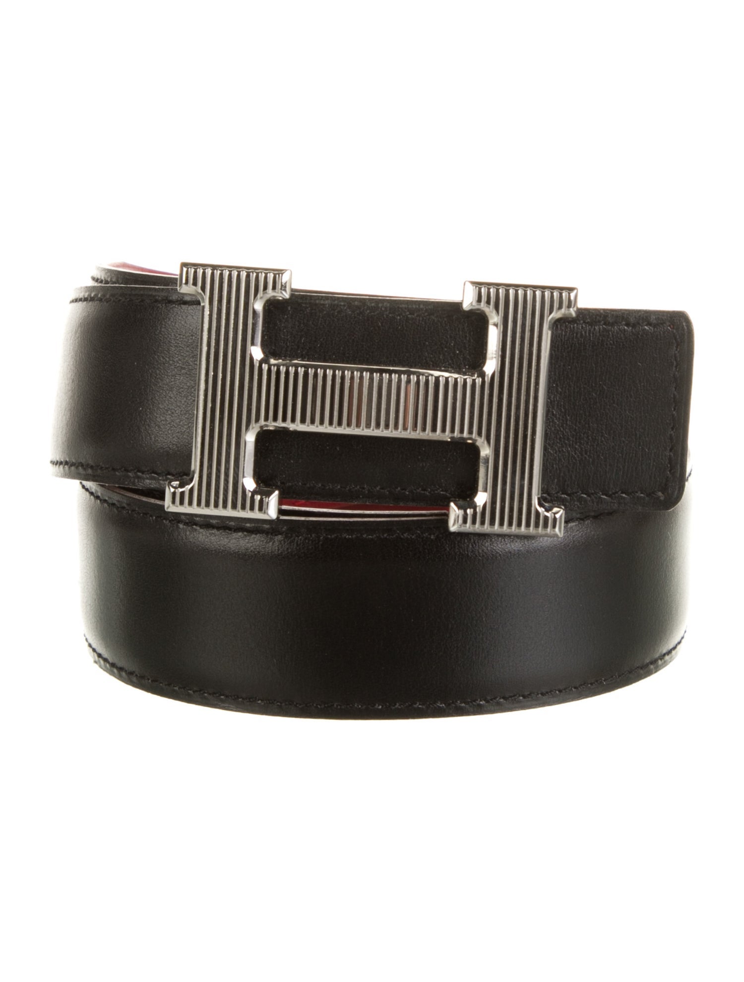 Hermès Reversible 32 mm H Strié Belt Kit