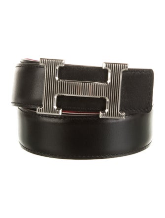 Hermès Reversible 32 mm H Strié Belt Kit