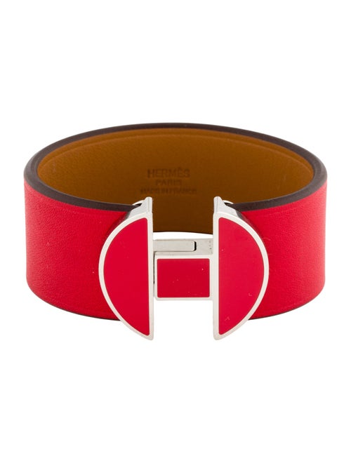 Hermès Leather Manchette Wrap Bracelet