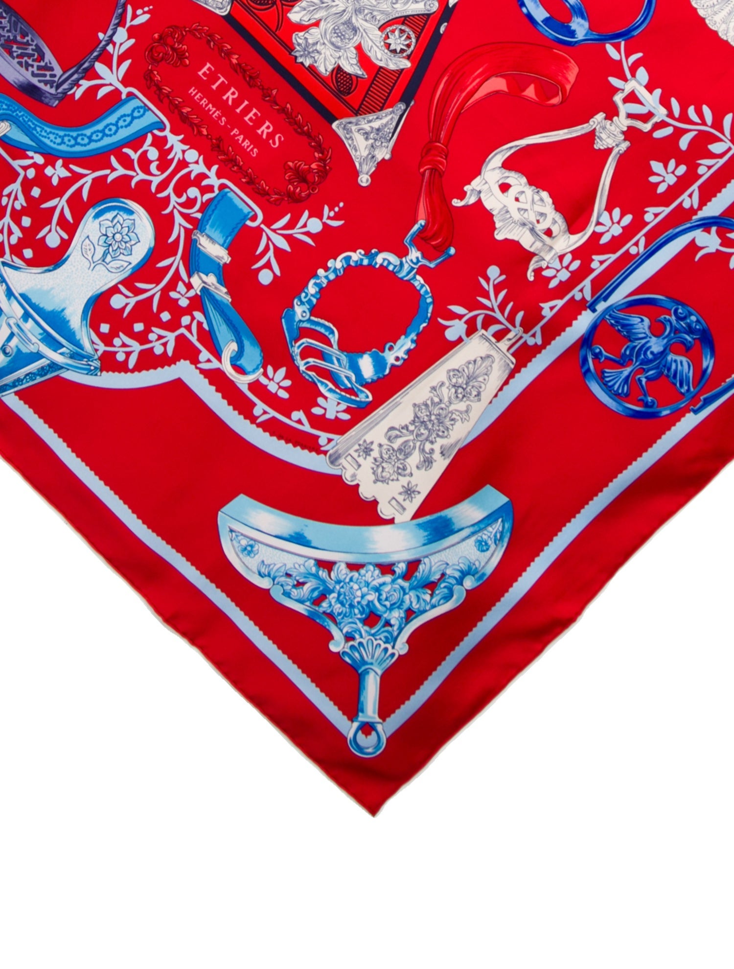 Hermès Etriers Silk Scarf