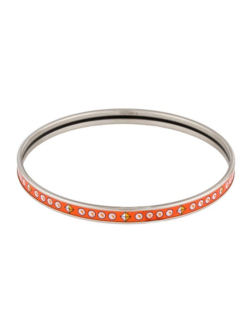 Hermès Extra Narrow Enamel Bangle