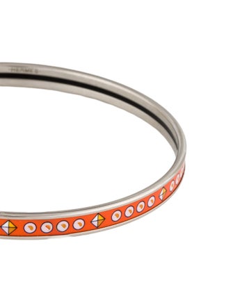 Hermès Extra Narrow Enamel Bangle
